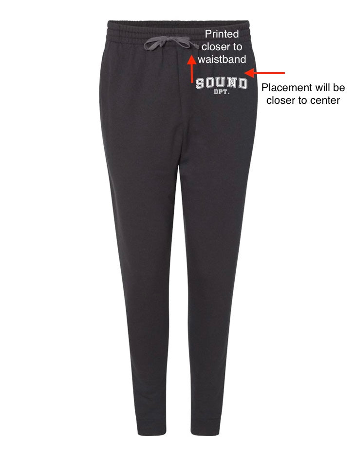 Sound Department Joggers (Different print placement)